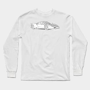 Enzo Wireframe Long Sleeve T-Shirt